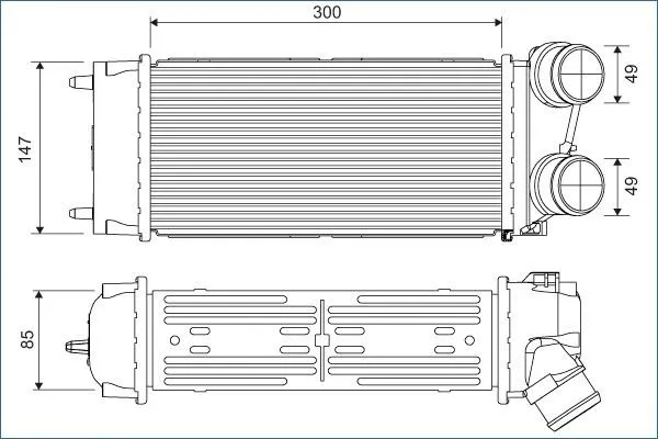 Intercooler VALEO 817845