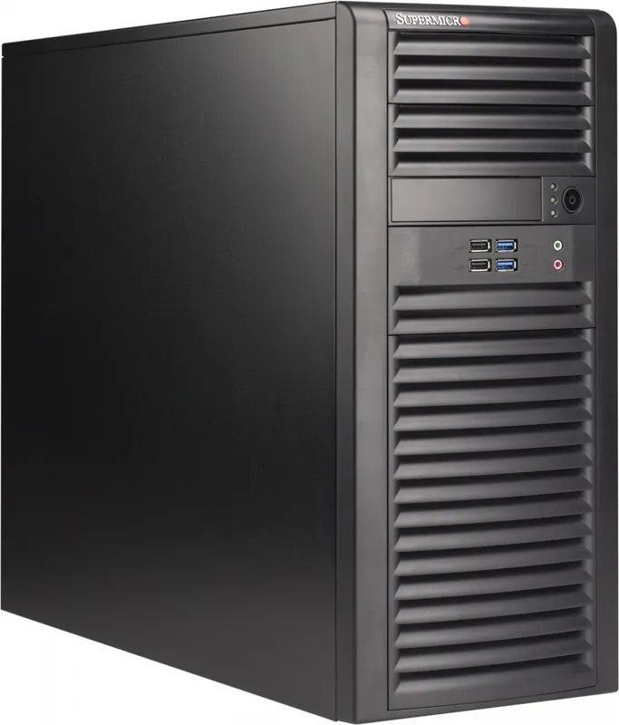 Supermicro SC732 D4-668B - Chassi - Tower - Svart