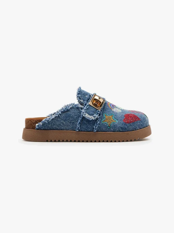 Steve Madden Jmoneyyr Mules, Denim, 34