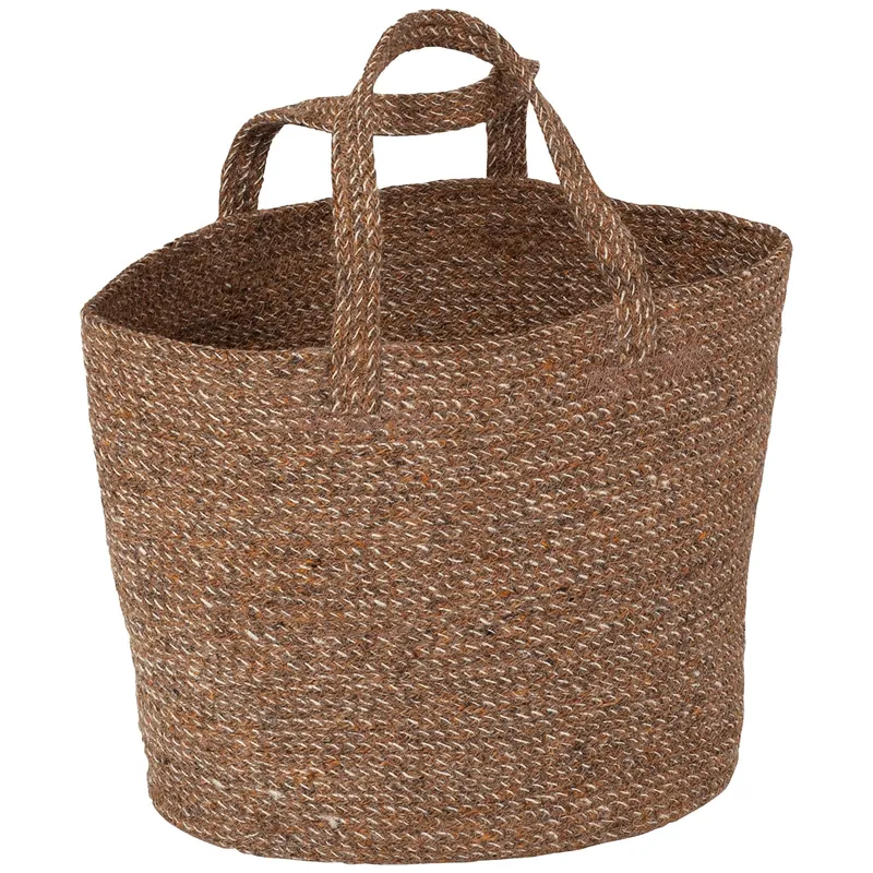 Dixie Emil seagrass korg small 4-pack Natur-brun