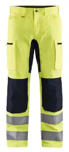VARSELBYXA 1585 1811 STRETCH VARSELGUL/SVART C154 | Beijerbygg Byggmaterial