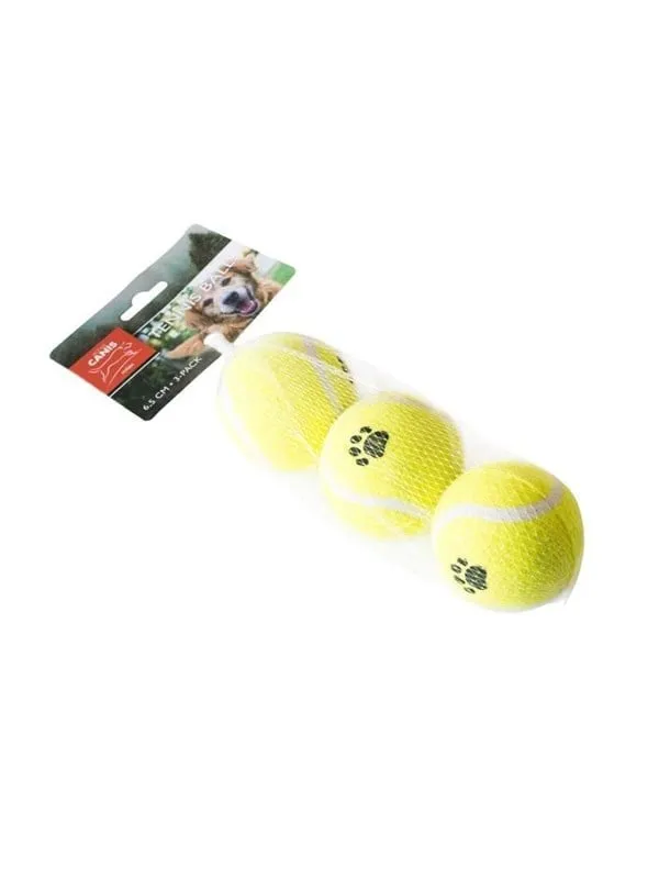Active Canis Tennisboll 6.5cm 3 st