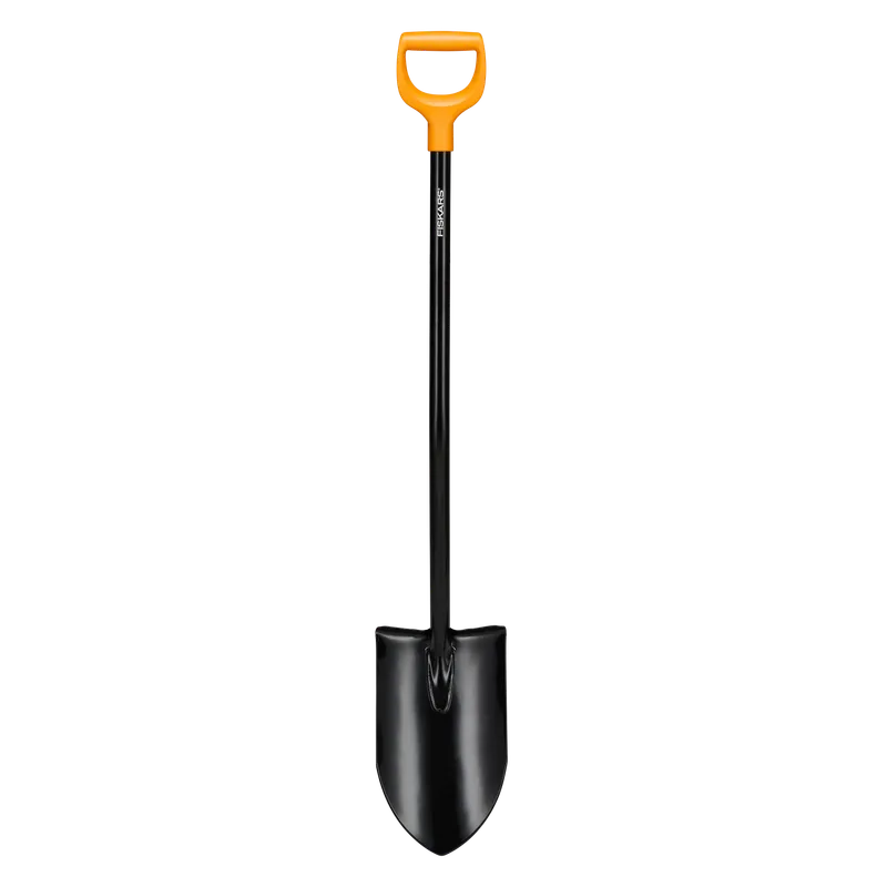 Fiskars Solid 1067517 Spade extra stort blad, svart