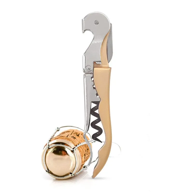 Vin- champagneöppnare Pulltaps Basic guld champagne