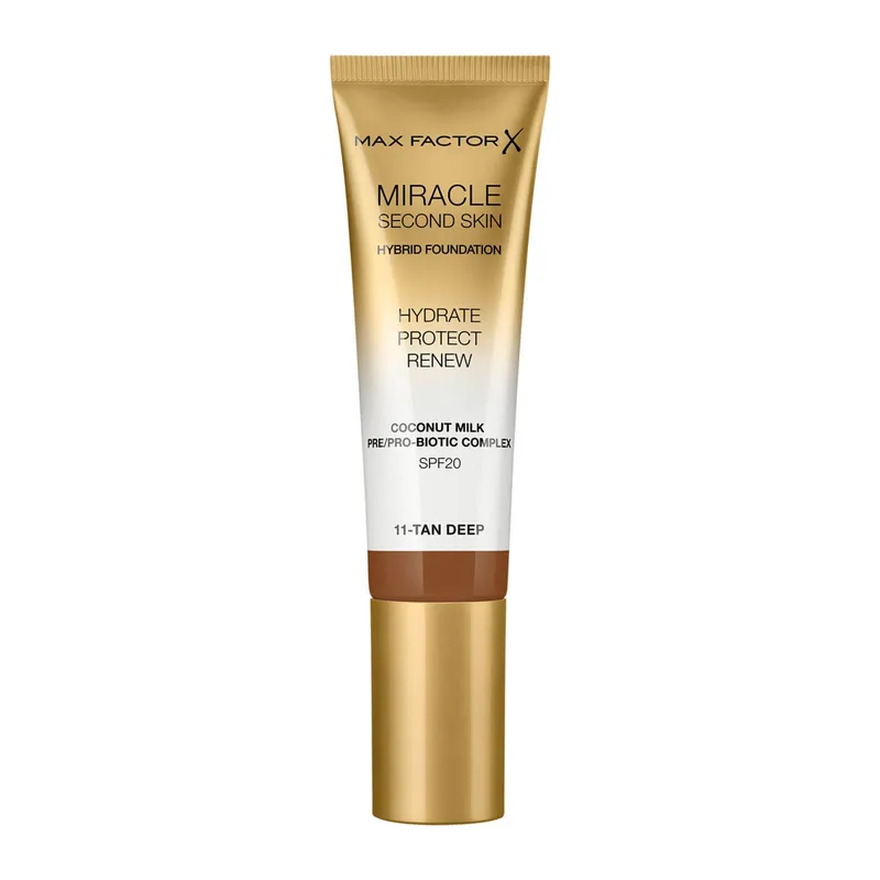 Max Factor Miracle Touch Second Skin 30ml (Various Shades) – Tan/Deep