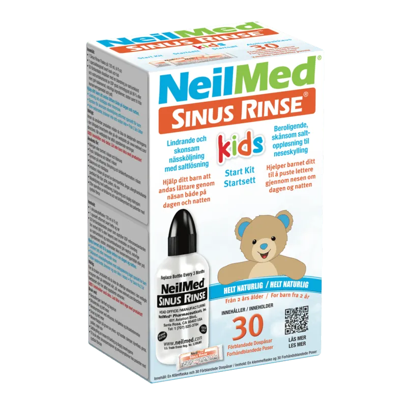 NeilMed Sinus Rinse Kids Nässköljare med Saltpåsar 30 st