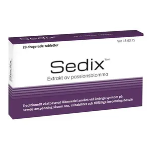 Sedix, dragerad tablett, 28 st