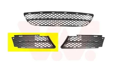 Ventilationsgaller, stötfångare VAN WEZEL 0657592