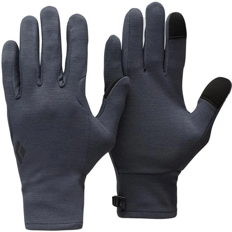 Black Diamond Midweight Wool Liners Charcoal - M