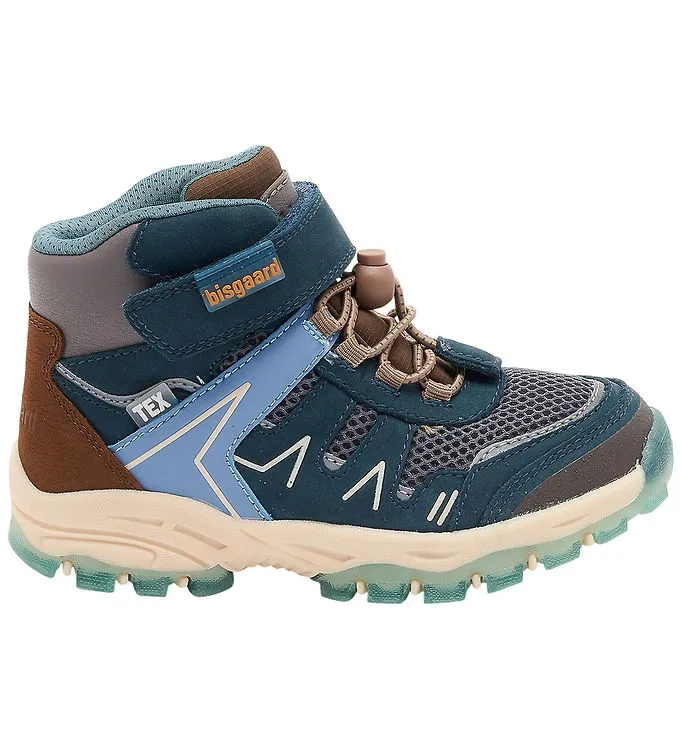 Bisgaard Madison Tex Vattentäta Sneakers Mid, Navy, 33