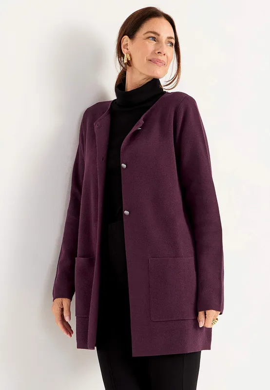 Cardigan i bomull (#9784)