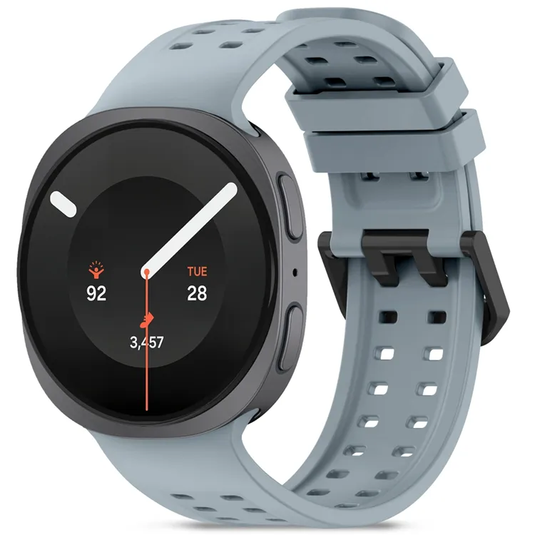 Tech-Protect Silicone Air Strap for Samsung Galaxy Watch 8/9 - 40/44/46mm - Light Gray