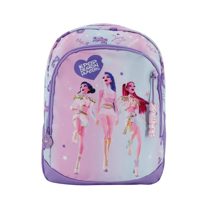 Lila Ryggsäck med 2 fack 38 x 28 x 16 cm Kpop Demon Hunters (#0052)
