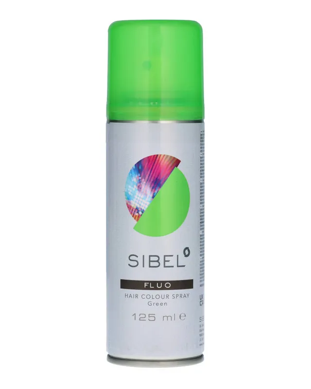 Sibel Fluo Hair Colour Spray Green – Art P001153 125 ml