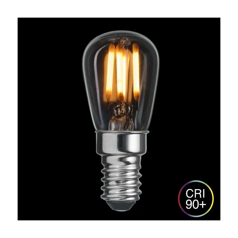 Unison - LED E14 päron 3,3W 2200K dimbar - Ljuskälla - Transparent