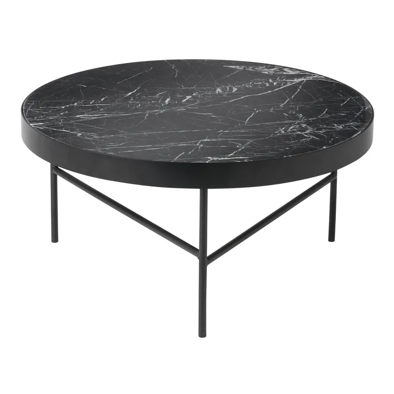 Ferm Living, Marble Soffbord – Black
