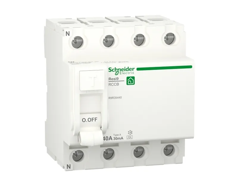 Schneider Electric Resi9 XP RCD/HPFI residual current circuit breaker 4P 40A 30mA class A 72mm
