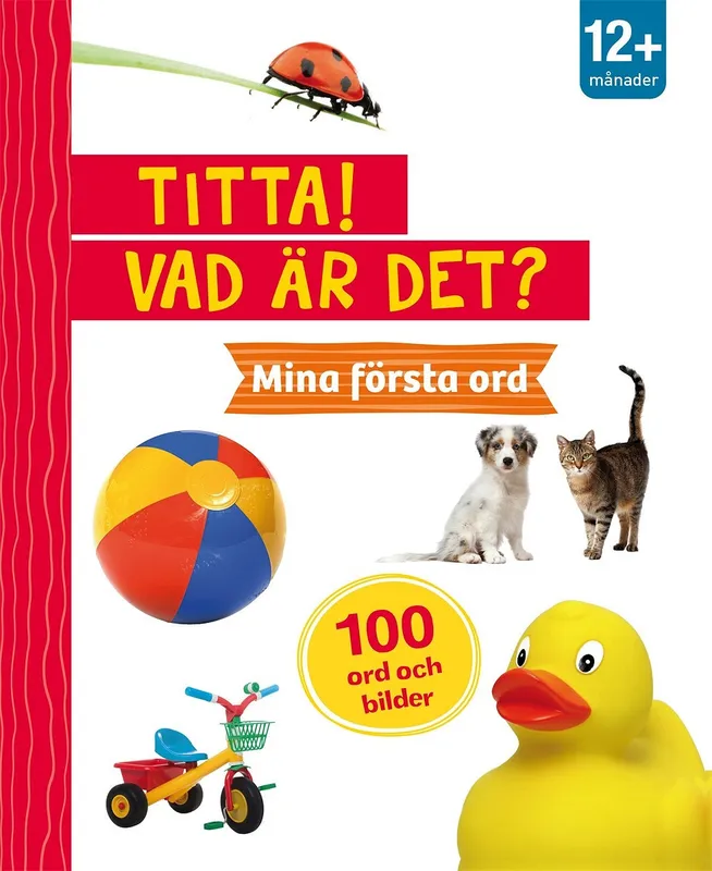 Titta! Vad är det? Mina första ord Pekbok med handtag – Leksaksaffären – Leksaksaffären