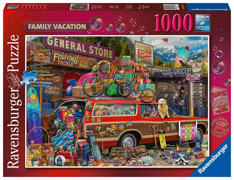 Ravensburger Pussel – Familjesemester 1000 bitar