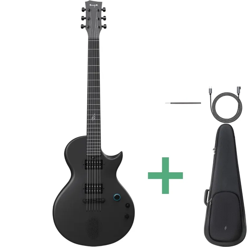 Enya Nova Go Sonic elgitarr svart