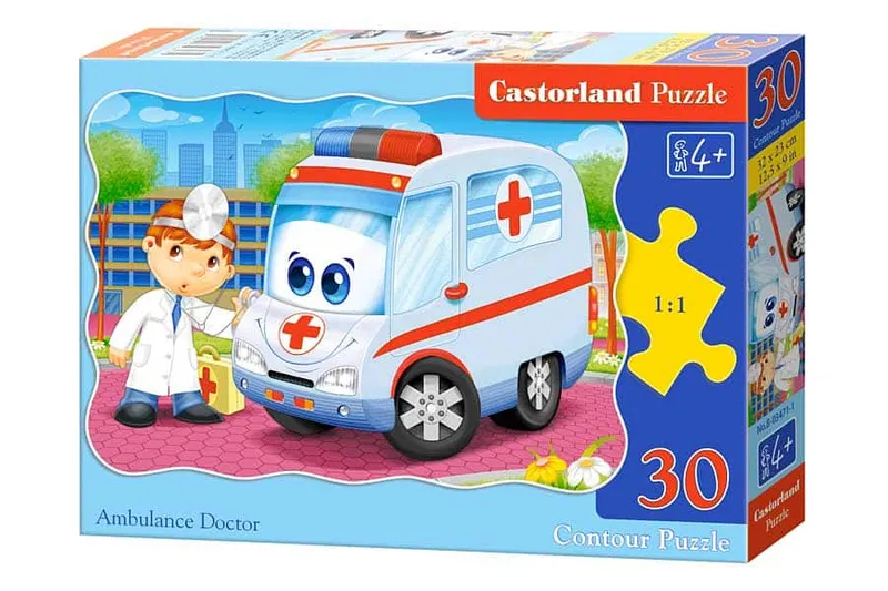 Castorland Pussel - Ambulans Doktor 30 Bitar