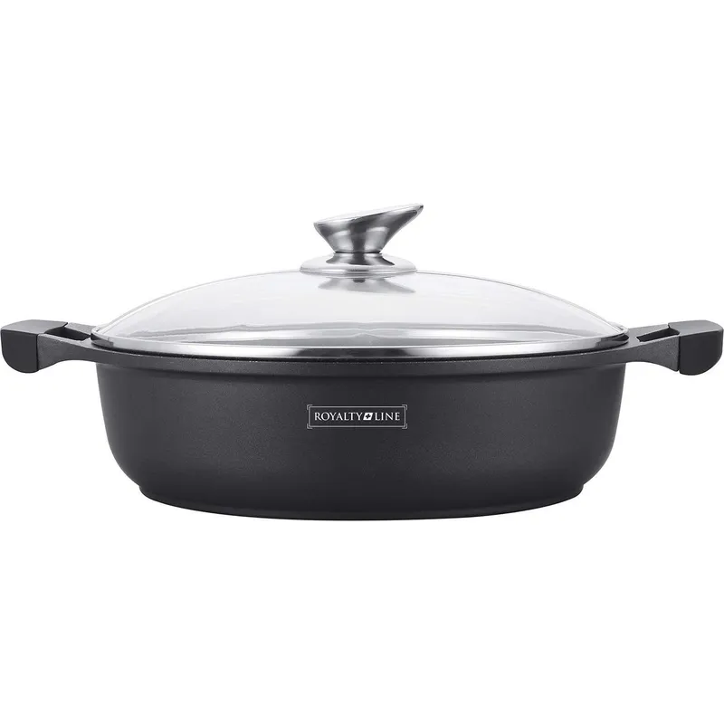 Låg Gryta med Lock, 4.8 L – Ø 30 cm
