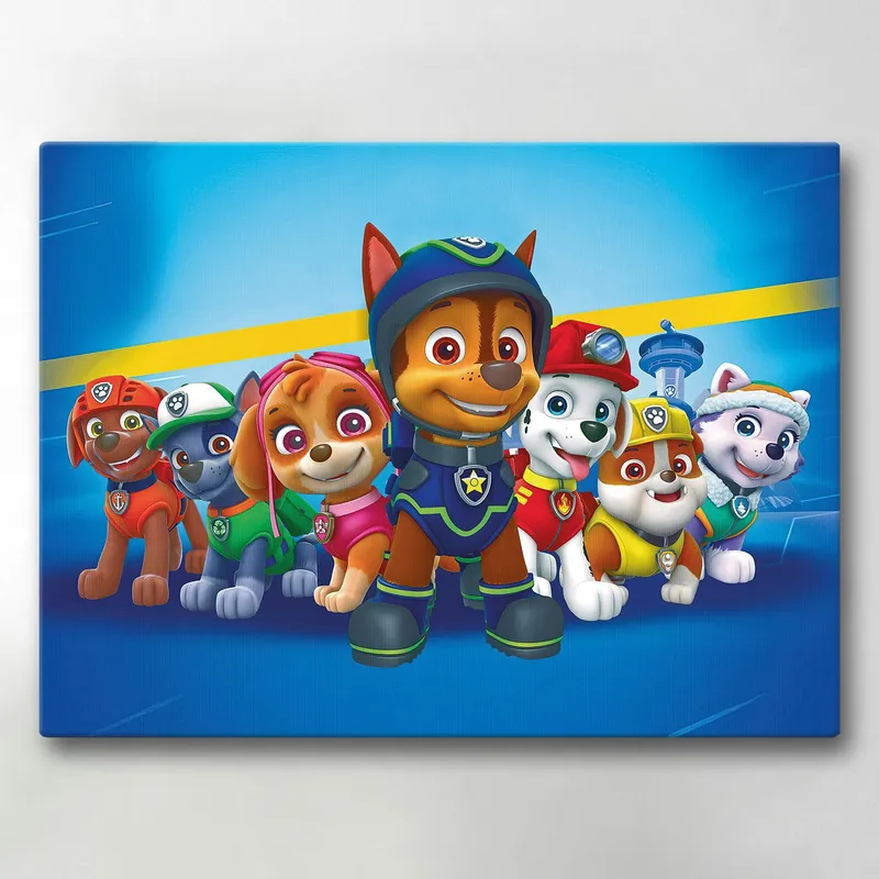 Canvastavla / Tavla – Paw Patrol – 40×30 cm – Canvas