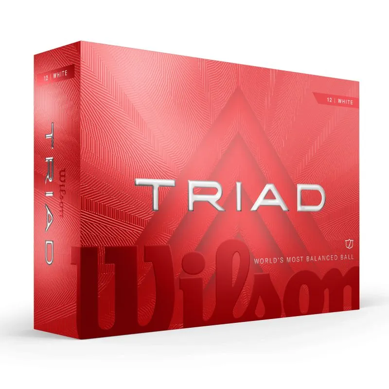 Wilson Triad – White – 4 Pack