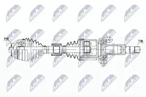Drivaxel NTY NPW-BM-141