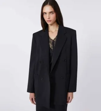 Weekend Max Mara för kvinnor. 2615041081600 Veloce Americana svart (42), Casual, Polyester