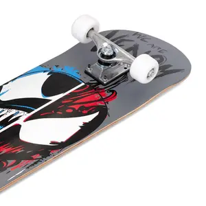 Venom Skateboard i trä 31'' - Blå/Röd