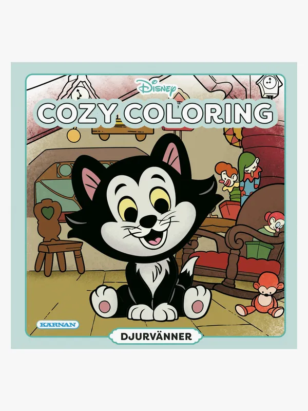 Kärnan Cozy Colouring Målarbok 80 Sidor, Disney Djurvänner