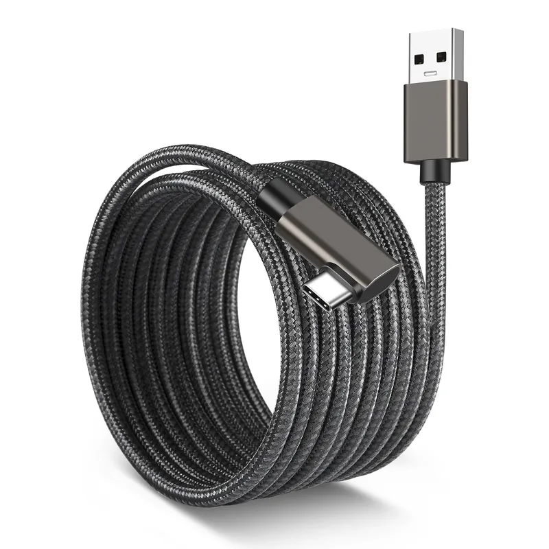 Link-kabel – VR-kabel kompatibel med Oculus Quest 2 DarkGrey 5 m