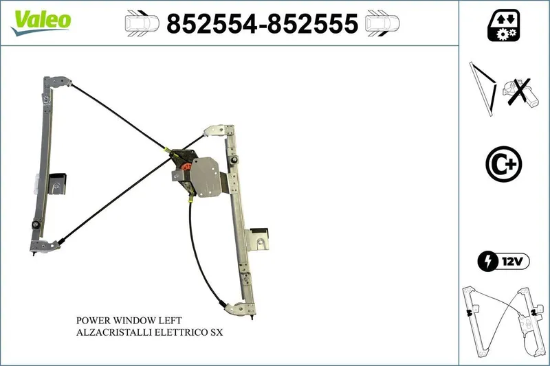 Fönsterhiss VALEO 852554