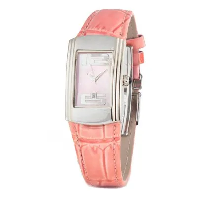 Klocka CHRONOTECH CT7017L-02. Kvarts, Färg rosa. Kobieta.