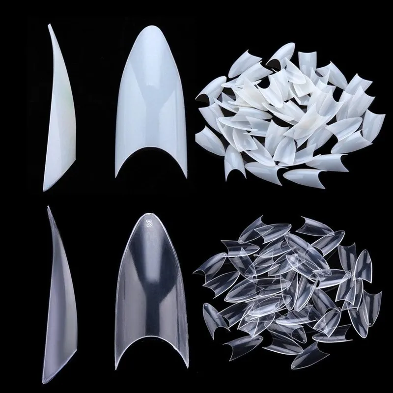 500st nageltippar stiletto tippar lösnaglar nageltips