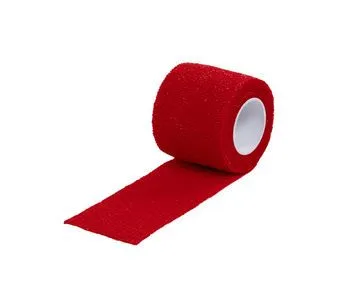 Kruuse Vet-Flex 5 cm x 4,5 m Röd 10 st