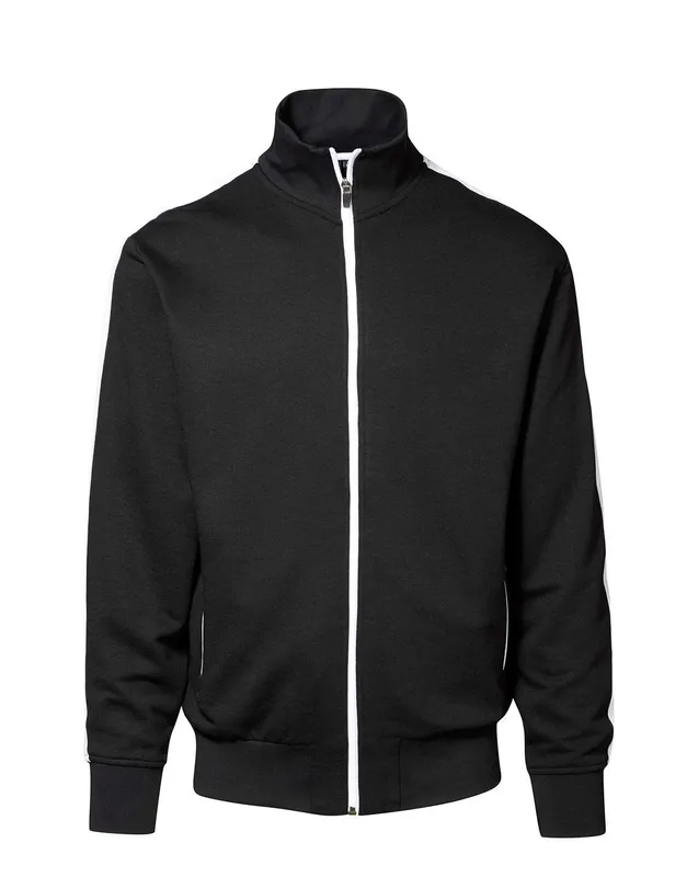 ID Cardigan m. Kontrast-streck Svart (#2021)