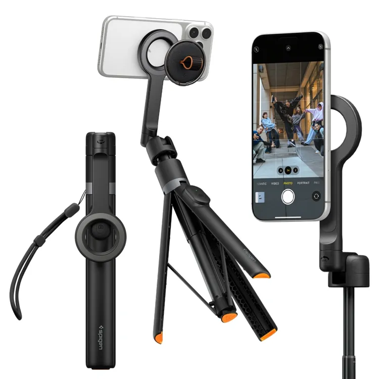 Spigen Selfiestick Bluetooth Tripod S582W - Svart