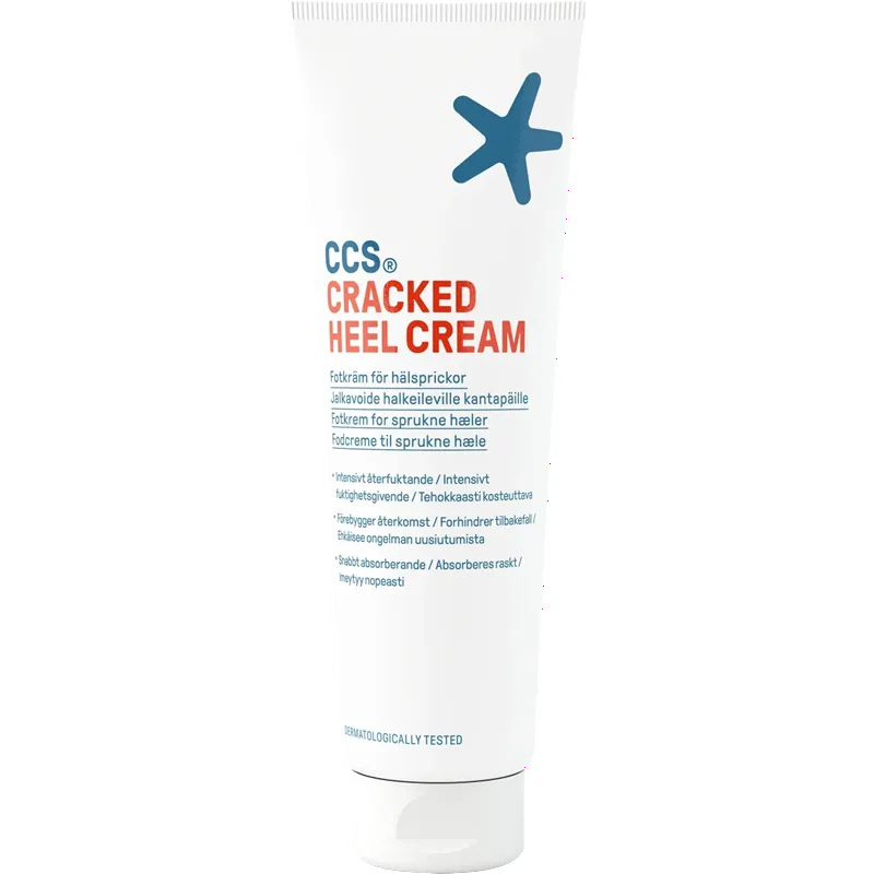 CCS Cracked Heel Fotkräm för Hälsprickor 125 ml