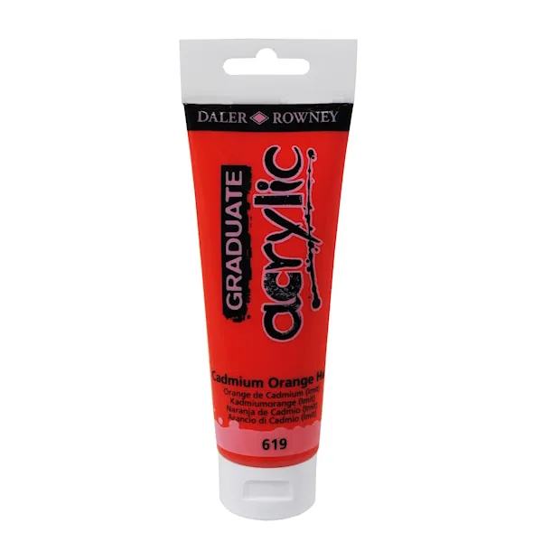 Acrylic 120 ml Kadmium Orange Hue Graduate