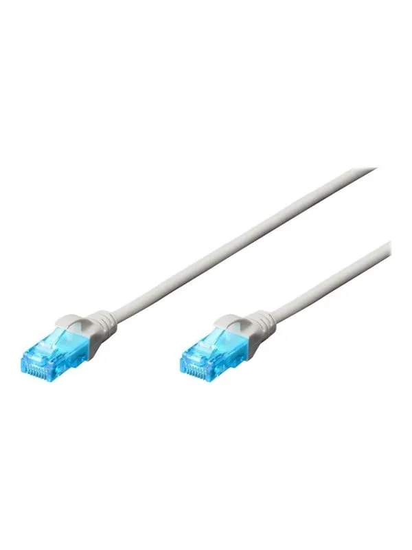DIGITUS patch cable - 1 m - white - Vit - 1m