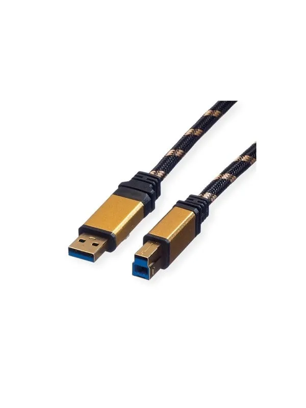 Roline Gold - USB cable - USB Type B to USB Type A - 80 cm