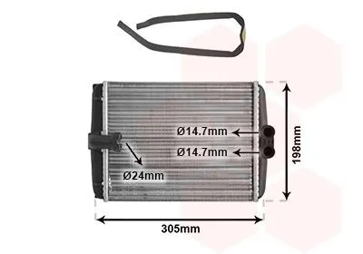 Värmepaket VAN WEZEL 30006250