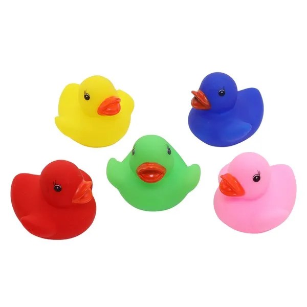 Rätt Start badleksaker regnbågsankor, 5-pack