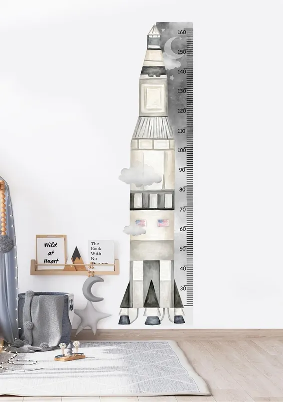 Väggdekal – Höjdmått / Joko Design Rocket