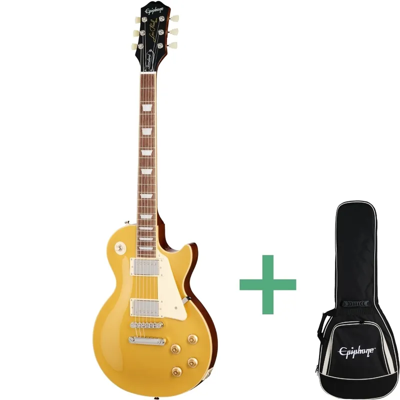 Epiphone Les Paul Standard 50s el-gitarr gold top