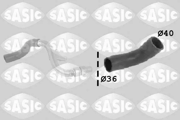 Laddluftslang SASIC 3336067