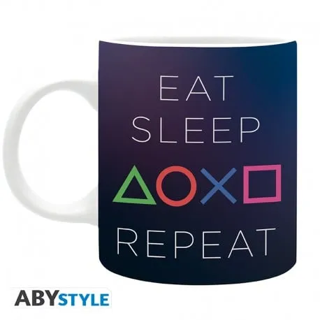 PLAYSTATION – Mug – 320 ml – Eat Sleep Repeat