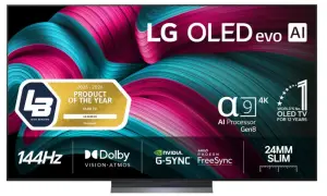 LG 65" OLED evo AI C5 4K Smart TV 2025 - OLED65C54LA